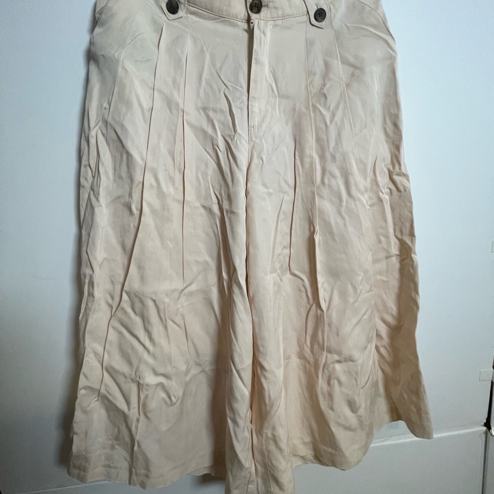 Banana Republic Cream A-Line Skirt